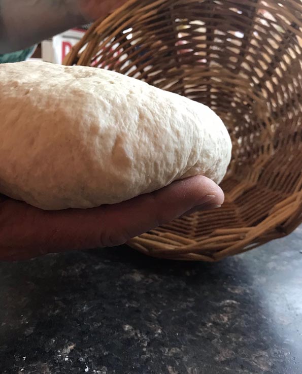 Bread in a Proving Basket