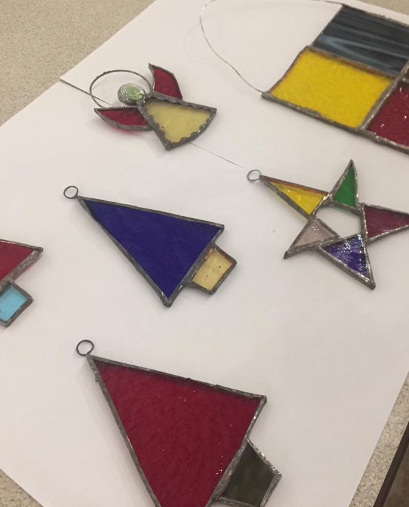Stained Glass Christmas Decorations